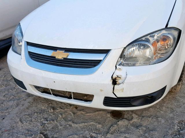 1G1AF5F53A7219863 - 2010 CHEVROLET COBALT 2LT WHITE photo 9