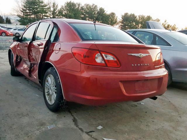 1C3LC56K17N532725 - 2007 CHRYSLER SEBRING TO RED photo 3