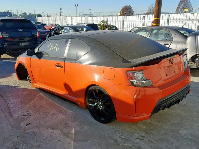 JTKJF5C78FJ007993 - 2015 TOYOTA SCION TC ORANGE photo 3