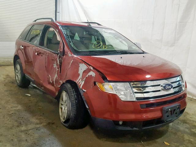 2FMDK48C87BB09117 - 2007 FORD EDGE SEL MAROON photo 9