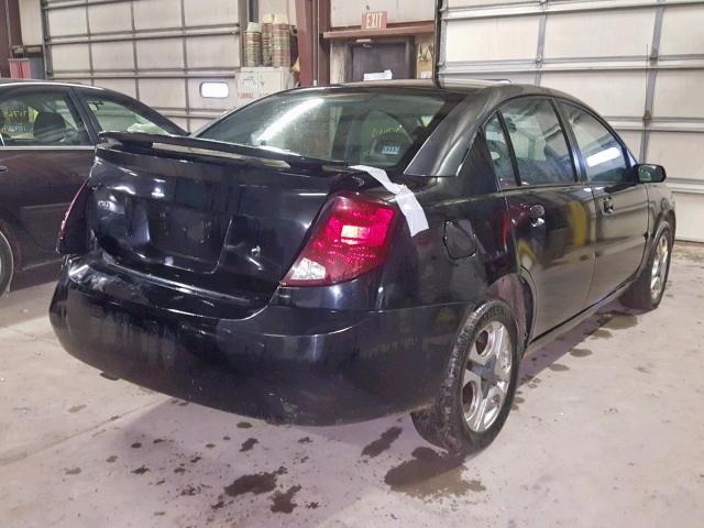 1G8AL52F03Z166426 - 2003 SATURN ION LEVEL BLACK photo 4