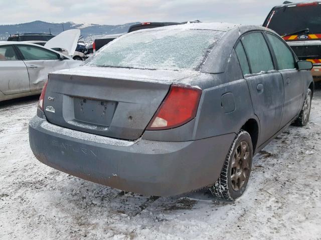 1G8AZ52FX4Z174856 - 2004 SATURN ION LEVEL GRAY photo 4