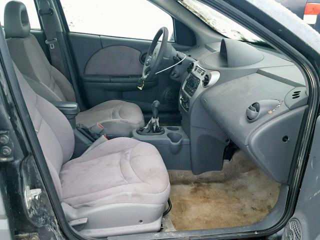 1G8AZ52FX4Z174856 - 2004 SATURN ION LEVEL GRAY photo 5