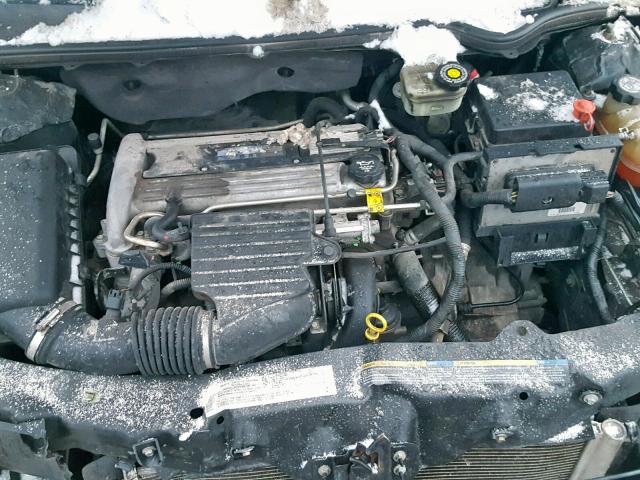1G8AZ52FX4Z174856 - 2004 SATURN ION LEVEL GRAY photo 7