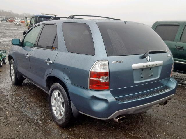 2HNYD18626H539157 - 2006 ACURA MDX TOURIN BLUE photo 3