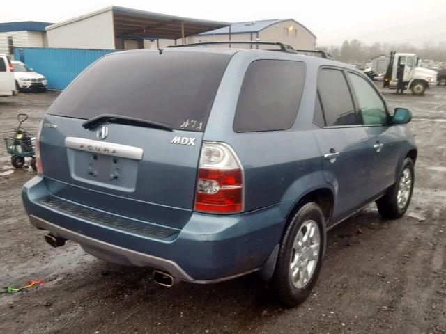 2HNYD18626H539157 - 2006 ACURA MDX TOURIN BLUE photo 4