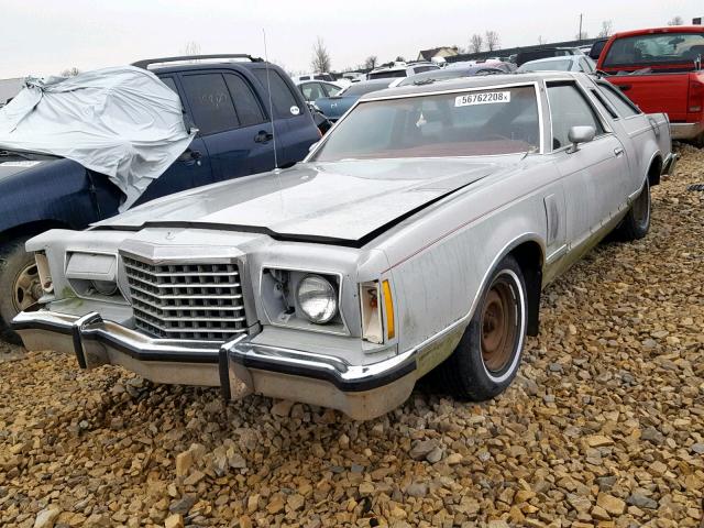 8G87F331428 - 1978 FORD THUNDERBIR GRAY photo 2