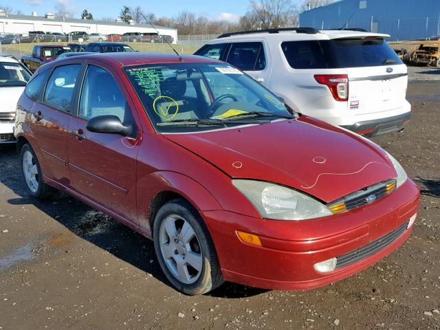 3FAFP37344R128373 - 2004 FORD FOCUS ZX5 RED photo 1