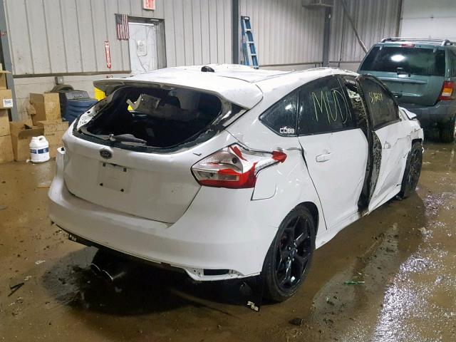 1FADP3L94FL274176 - 2015 FORD FOCUS ST WHITE photo 4