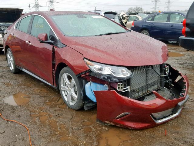 1G1RA6S53HU106746 - 2017 CHEVROLET VOLT LT MAROON photo 1