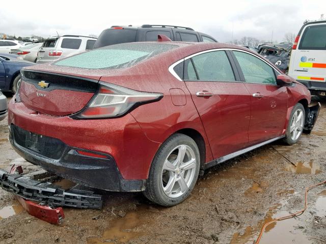 1G1RA6S53HU106746 - 2017 CHEVROLET VOLT LT MAROON photo 4