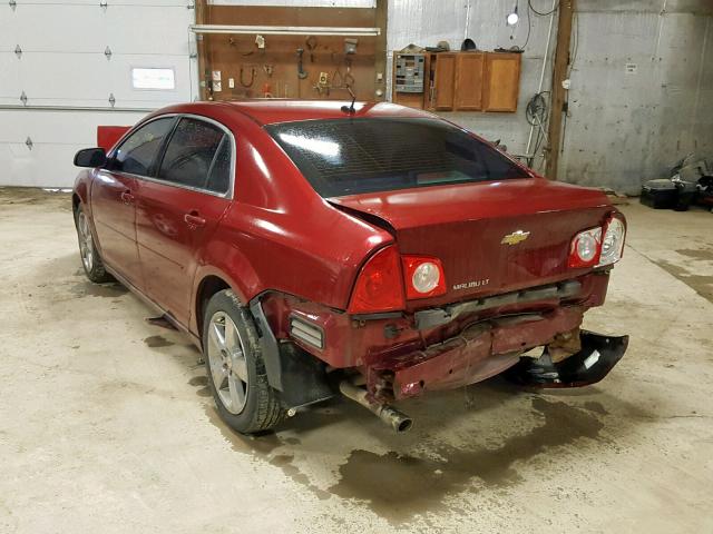 1G1ZC5E1XBF329990 - 2011 CHEVROLET MALIBU 1LT RED photo 3
