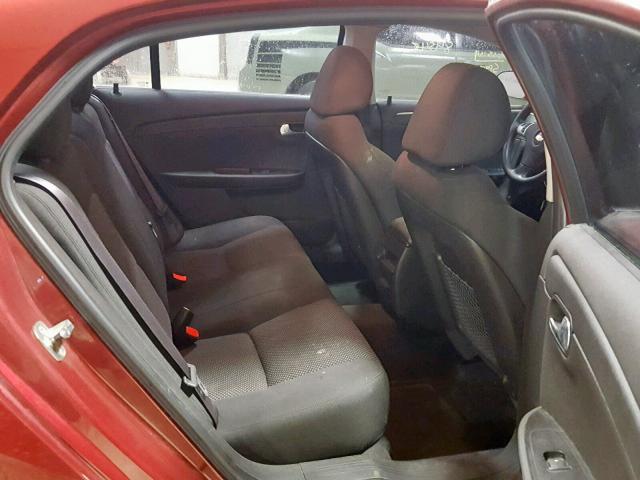 1G1ZC5E1XBF329990 - 2011 CHEVROLET MALIBU 1LT RED photo 6
