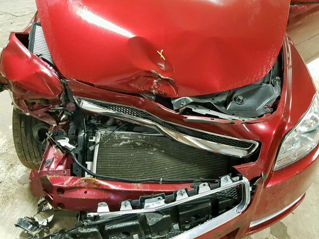 1G1ZC5E1XBF329990 - 2011 CHEVROLET MALIBU 1LT RED photo 7