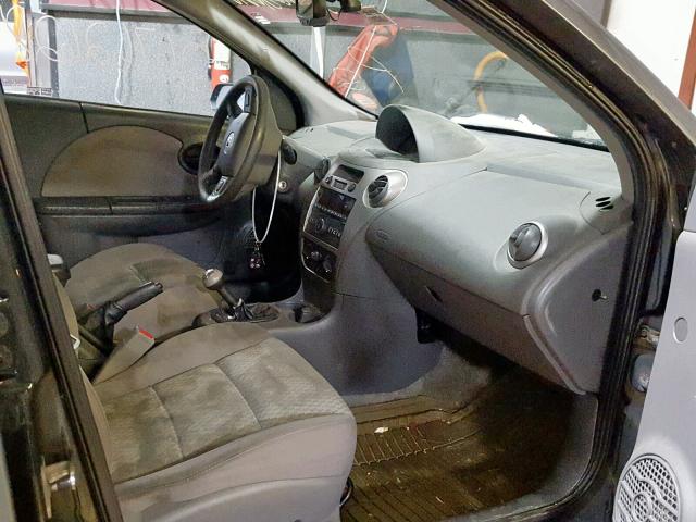 1G8AZ55F96Z108586 - 2006 SATURN ION LEVEL GRAY photo 5
