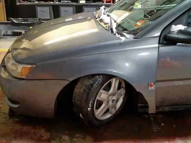 1G8AZ55F96Z108586 - 2006 SATURN ION LEVEL GRAY photo 9