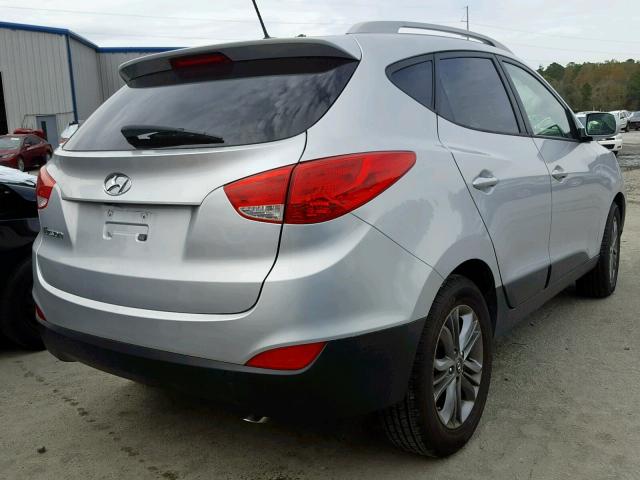 KM8JU3AG0FU011003 - 2015 HYUNDAI TUCSON LIM SILVER photo 4