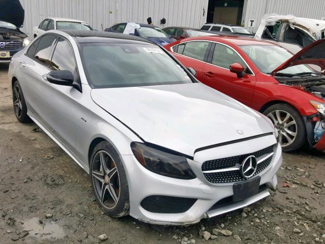 55SWF6EB5GU124359 - 2016 MERCEDES-BENZ C 450 4MAT SILVER photo 1