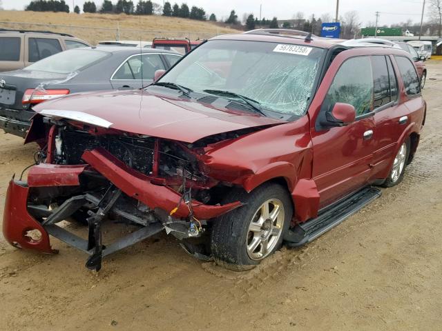 5GADT13S462323476 - 2006 BUICK RAINIER CX BURGUNDY photo 2