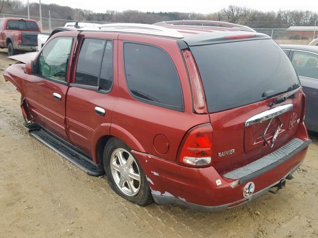 5GADT13S462323476 - 2006 BUICK RAINIER CX BURGUNDY photo 3