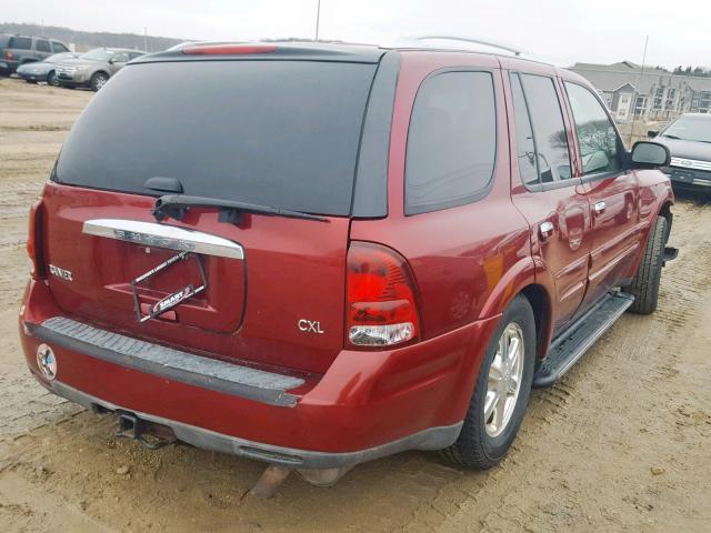 5GADT13S462323476 - 2006 BUICK RAINIER CX BURGUNDY photo 4