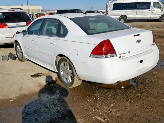 2G1WB5E31E1164009 - 2014 CHEVROLET IMPALA LIM WHITE photo 3