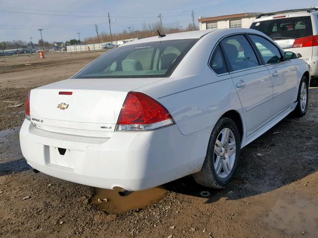 2G1WB5E31E1164009 - 2014 CHEVROLET IMPALA LIM WHITE photo 4