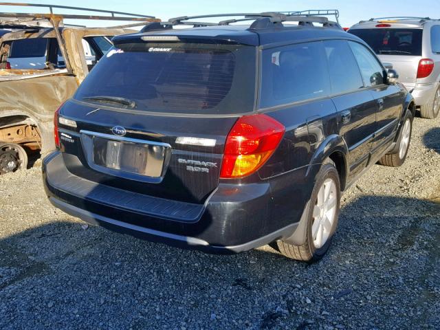 4S4BP85C554348961 - 2005 SUBARU LEGACY OUT BLACK photo 4