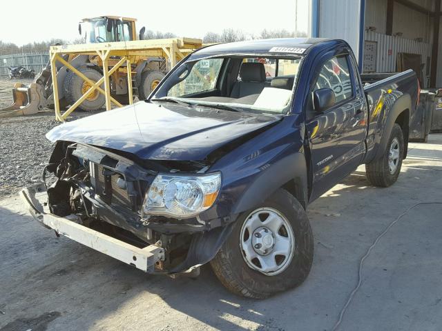 5TEPX42N68Z553161 - 2008 TOYOTA TACOMA BLUE photo 2