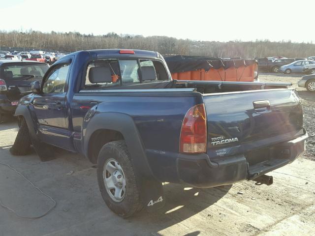 5TEPX42N68Z553161 - 2008 TOYOTA TACOMA BLUE photo 3