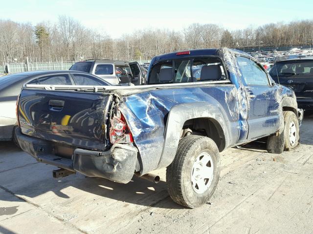 5TEPX42N68Z553161 - 2008 TOYOTA TACOMA BLUE photo 4