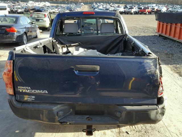 5TEPX42N68Z553161 - 2008 TOYOTA TACOMA BLUE photo 6