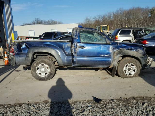 5TEPX42N68Z553161 - 2008 TOYOTA TACOMA BLUE photo 9