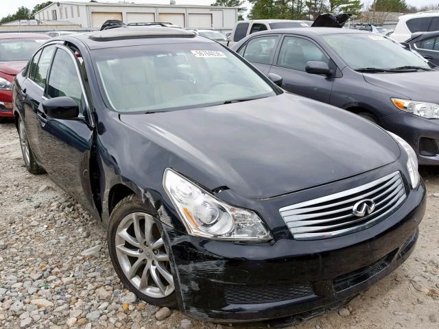 JNKCV61E49M014841 - 2009 INFINITI G37 BASE BLACK photo 1