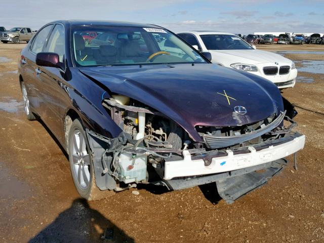 JTHBA30G255066188 - 2005 LEXUS ES 330 MAROON photo 1