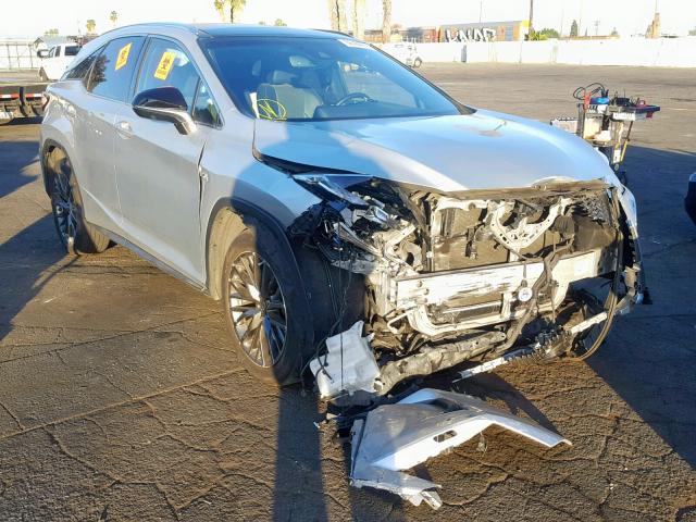 2T2BGMCAXGC005119 - 2016 LEXUS RX 450H SILVER photo 1