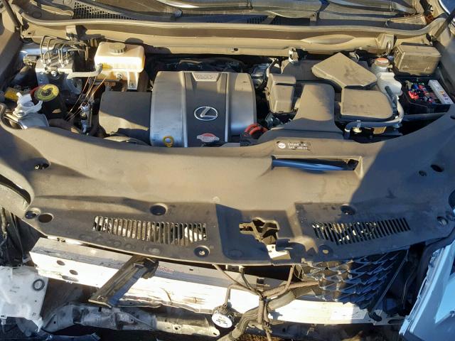 2T2BGMCAXGC005119 - 2016 LEXUS RX 450H SILVER photo 7