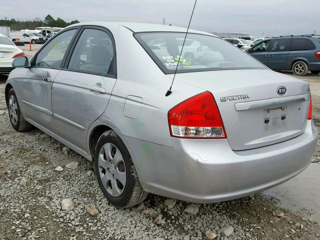 KNAFE121985531796 - 2008 KIA SPECTRA EX SILVER photo 3