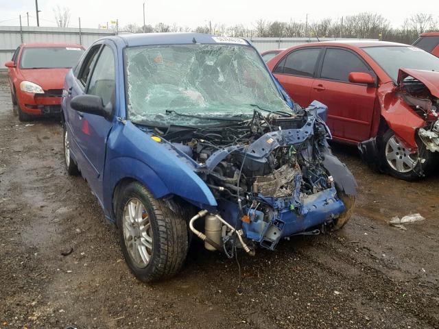 1FAFP34N25W220554 - 2005 FORD FOCUS ZX4 BLUE photo 1