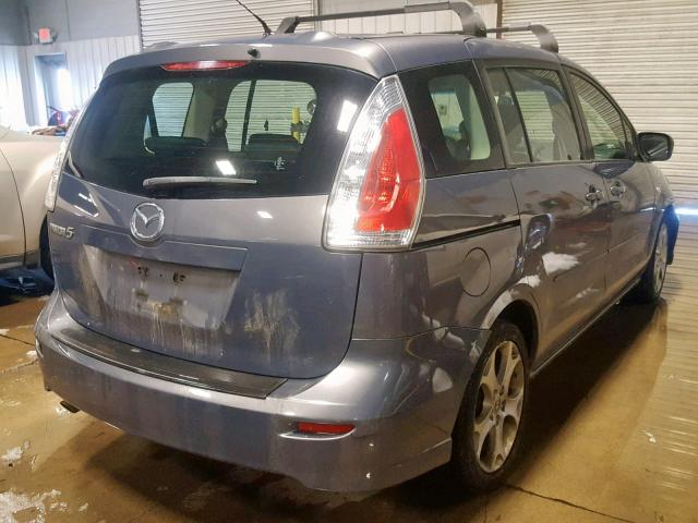 JM1CR293680312444 - 2008 MAZDA 5 GRAY photo 4