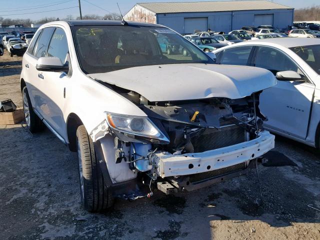 2LMDJ6JK0DBL04841 - 2013 LINCOLN MKX WHITE photo 1