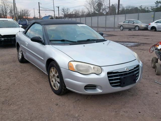 1C3EL75R35N503761 - 2005 CHRYSLER SEBRING GT SILVER photo 1