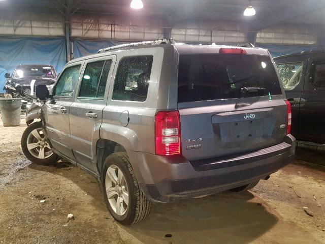 1C4NJRFB8DD119218 - 2013 JEEP PATRIOT LA GRAY photo 3