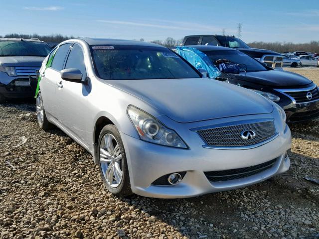 JN1DV6AP0BM831174 - 2011 INFINITI G25 BASE SILVER photo 1