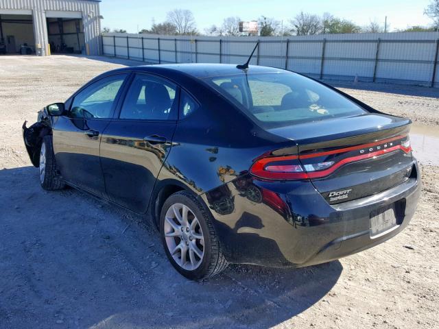 1C3CDFBA0DD185843 - 2013 DODGE DART SXT BLACK photo 3