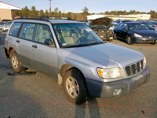 JF1SF63512H744783 - 2002 SUBARU FORESTER L SILVER photo 1