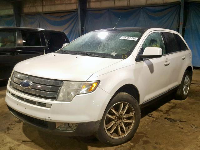 2FMDK39C09BA41262 - 2009 FORD EDGE LIMIT WHITE photo 2