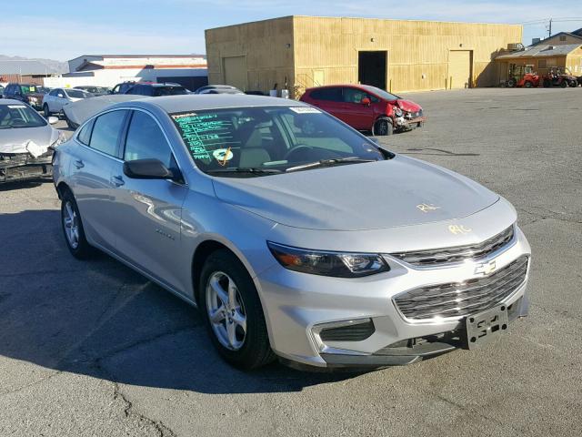 1G1ZB5STXJF241903 - 2018 CHEVROLET MALIBU LS SILVER photo 1