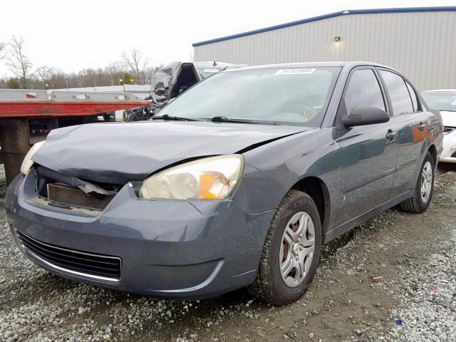 1G1ZS58F17F149833 - 2007 CHEVROLET MALIBU LS GRAY photo 2