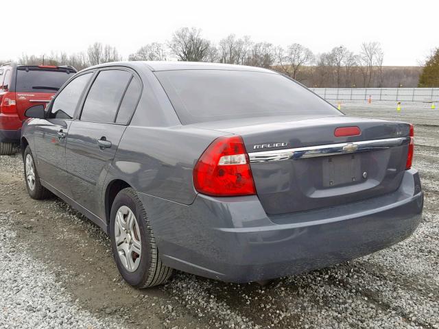 1G1ZS58F17F149833 - 2007 CHEVROLET MALIBU LS GRAY photo 3